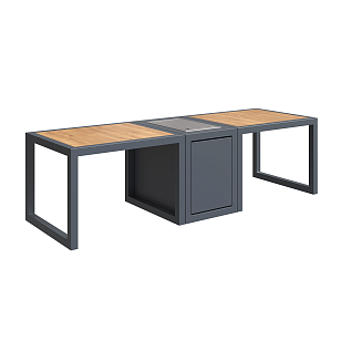 Стол-камин Kaminex Катла, уличное оборудование