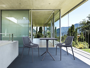 Стул Siesta Contract Air Цвет: темно-серый, садовая мебель