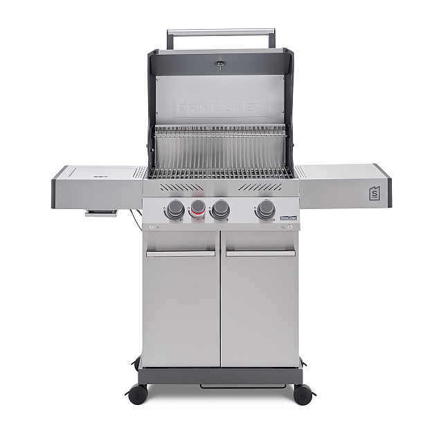 газовый гриль primeliner s class 3b deluxe стальной