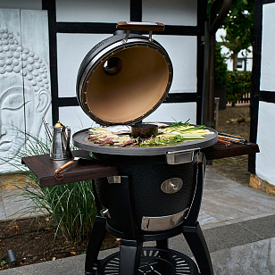 Керамический гриль Monolith Classic Avantgarde 55 Set , черный