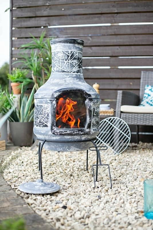 Уличный гриль-камин La Hacienda Linea для сада и загородного дома Уличный гриль-камин La Hacienda Linea, уличное оборудование