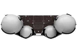 Лодка ПВХ Фрегат 390 FM Light Jet/L/S серая для хобби и пикника