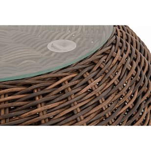 Кофейный столик 4SIS Барселона, цвет коричневый для дачи Кофейный столик 4SIS Барселона, цвет коричневый, садовая мебель