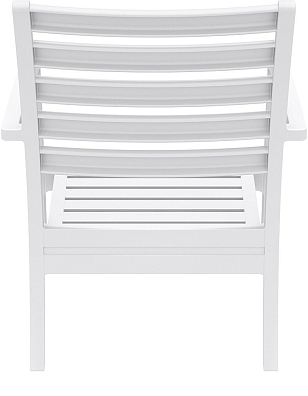 Кресло Siesta Contract Artemis XL Цвет: белый для дачи Кресло Siesta Contract Artemis XL Цвет: белый, садовая мебель