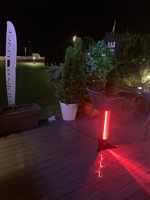 Уличный электрический обогреватель WWT Elcon RCH-3000 F Spinner, уличное оборудование