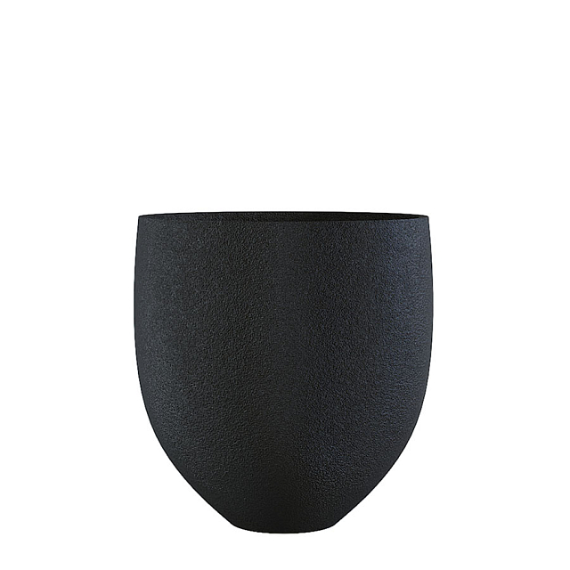 Кашпо Concretika Barrel Nero 