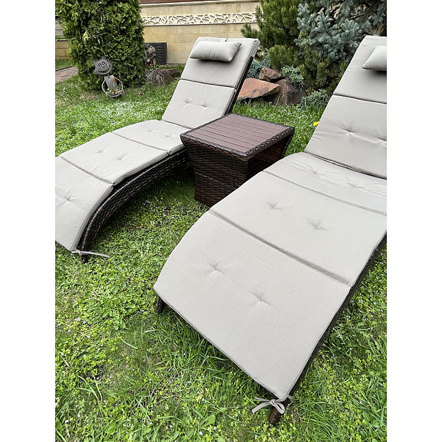 Столик для шезлонга Lite Bordo 