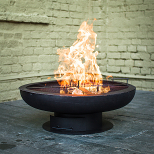 Крышка Firecup для костровой чаши, искрогаситель плоская, уличное оборудование