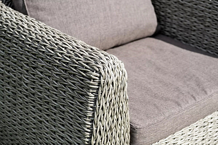 Кресло 4SIS Кальяри (гиацинт), цвет серый, садовая мебель