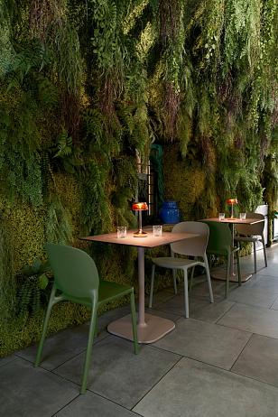 Стул Scab Design Hug Go Green Цвет: тортора, садовая мебель