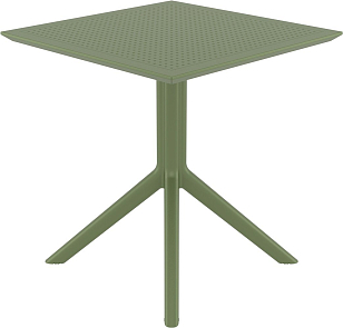 Стол Siesta Contract Sky 70 Цвет: оливковый, садовая мебель