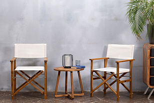 Стул из акации Joygarden Director бежевый, садовая мебель