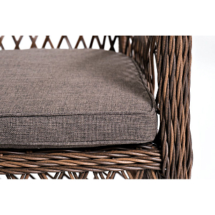 Лаунж-зона 4SIS Асти на 4 персоны, цвет коричневый, садовая мебель