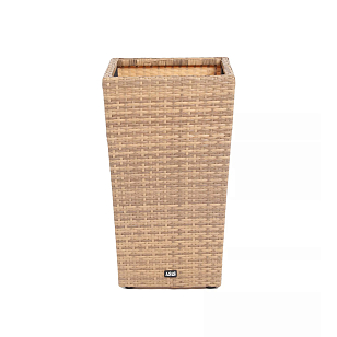 Кашпо 4SIS Капучино, цвет соломенный, уличное оборудование