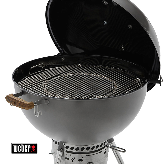 гриль угольный weber 70th anniversary edition, metal grey