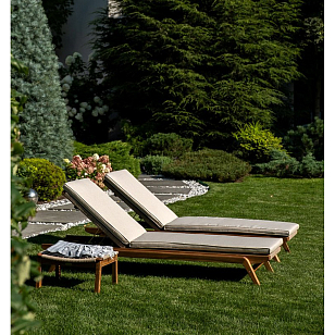 Шезлонг из акации Joygarden Calisto, садовая мебель