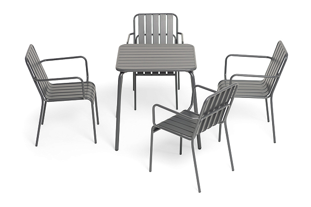 Стол 4SIS Гелиос, цвет темно-серый 