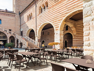 Стол Siesta Contract Ibiza Цвет: коричневый, садовая мебель