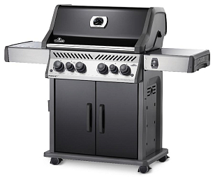 гриль газовый napoleon rogue 525 se (черный, с ик горелкой 3/3)