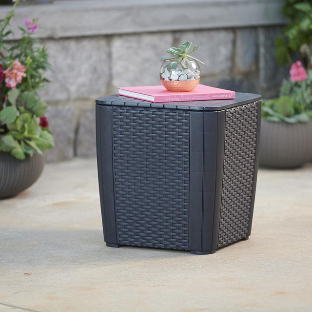 Стол-сундук Keter Luzon 115 л графит 