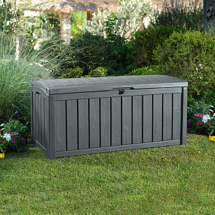 Уличный ящик Keter Glenwood серый, садовая мебель