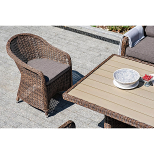 Кресло 4SIS Равенна, цвет коричневый для дачи Кресло 4SIS Равенна, цвет коричневый, садовая мебель