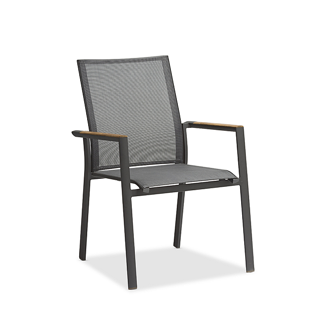 Обеденный комплект Brafritid Timra T-N Цвет: антрацит/натуральный 