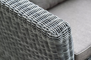 Лаунж зона 4SIS Капучино, цвет графит для дачи Лаунж зона 4SIS Капучино, цвет графит, садовая мебель