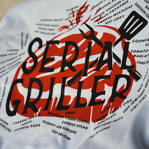 Одежда и аксессуары Футболка St.Tomato с двухсторонней печатью Serial griller XL/XXL для BBQ