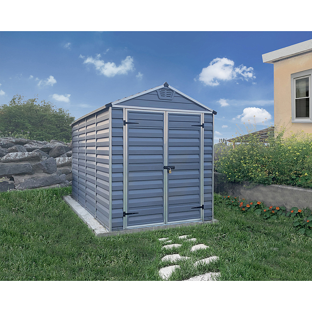 Cарай из поликарбоната Palram Skylight 6x8 Dark Grey 