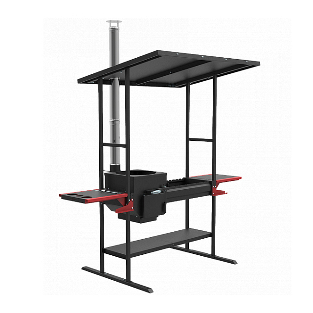 Печь-мангал Grillver Iscander 400 Inkline