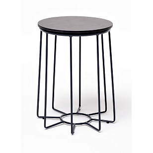 Журнальный стол 4SIS Эквадор, каркас серый муар, столешница "серый гранит", садовая мебель