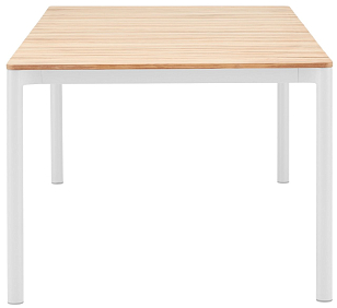 Стол обеденный деревянный Tagliamento Armona белый, садовая мебель