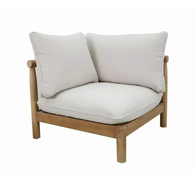 Диванный модуль из тика угловой Joygarden Bungalow 