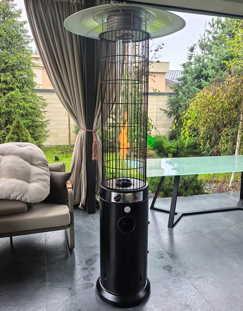 Уличный газовый обогреватель WWT 13D Pro Black 