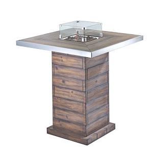 Уличный газовый стол камин Clifton Standing Table Lime (без столешницы), уличное оборудование