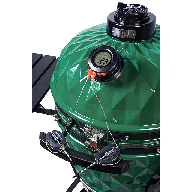 гриль керамический diamond egg xl pro цвет: зеленый