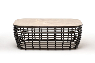 Журнальный стол 4SIS Ницца Цвет: бронзовый для дачи Журнальный стол 4SIS Ницца Цвет: бронзовый, садовая мебель