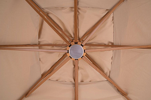 Зонт дачный на подставке 4SIS Корсика 3Х3, садовая мебель