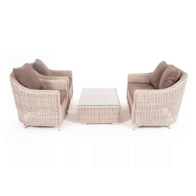 Лаунж зона 4SIS Кон Панна, цвет бежевый 