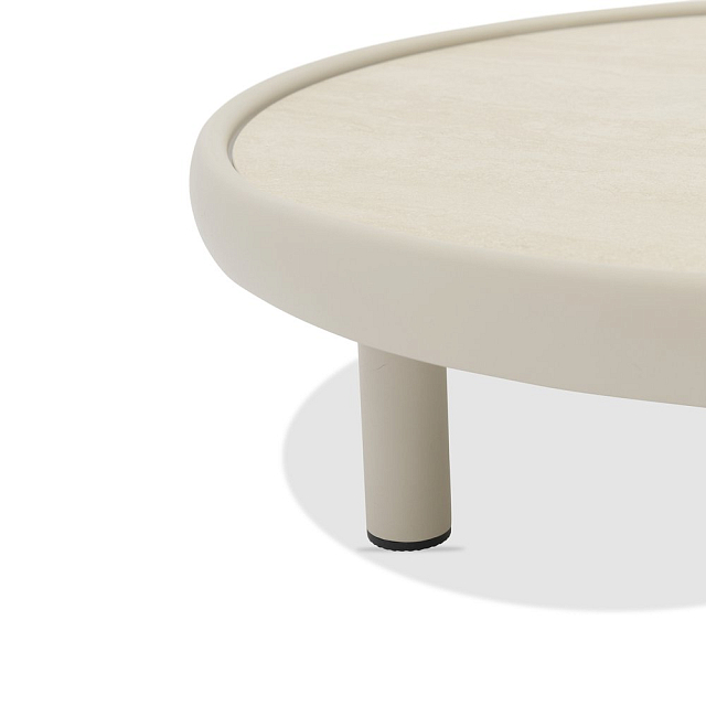 Лаунж зона (диван и парные столики) Brafritid Gotland бежевый, алюминий 