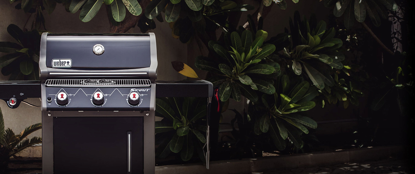 гриль газовый weber spirit e-320 original gbs, черный