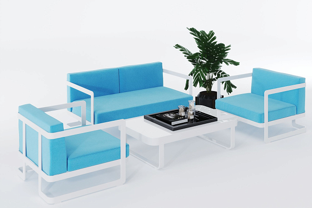 Лаунж зона Gardenini Villino Blue 