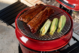 угольный гриль kamado joe kettle joe