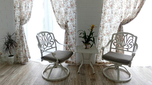 Кофейный стол Вишневый Садъ Классик Белый, садовая мебель