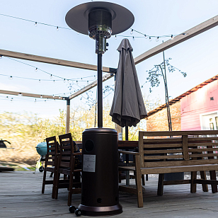 Уличный газовый обогреватель La Hacienda H1 Bronze, уличное оборудование