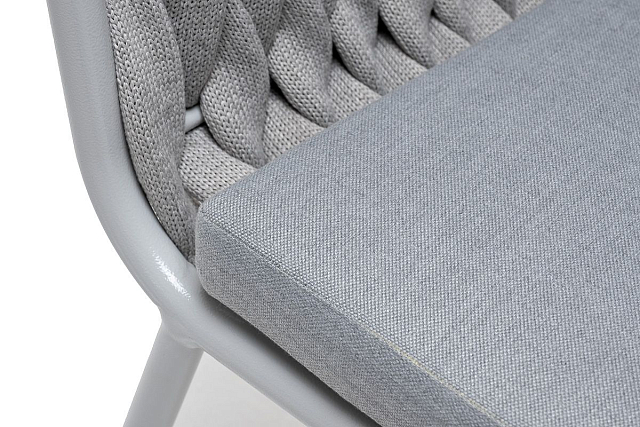 Стул 4SIS Монако из роупа Цвет: светло-серый 