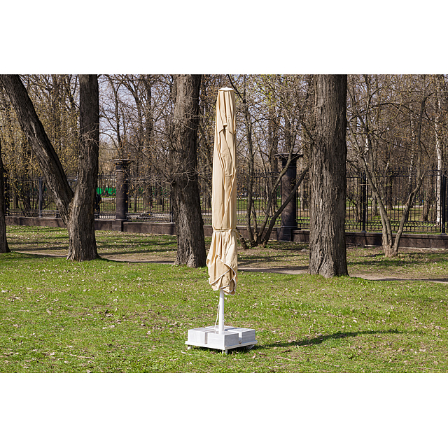 Зонт Lite Mistral 300 квадратный с воланом Цвет: бежевый 