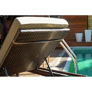 Шезлонг лежак Lite Kyoto для дачи Шезлонг лежак Lite Kyoto, садовая мебель