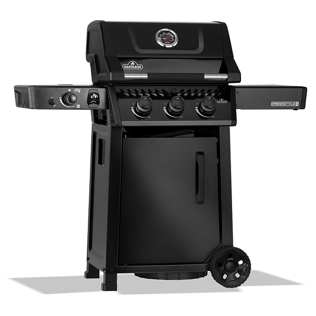 газовый гриль napoleon freestyle 365 pro sib (с ик горелкой 2/3 и дверцей)